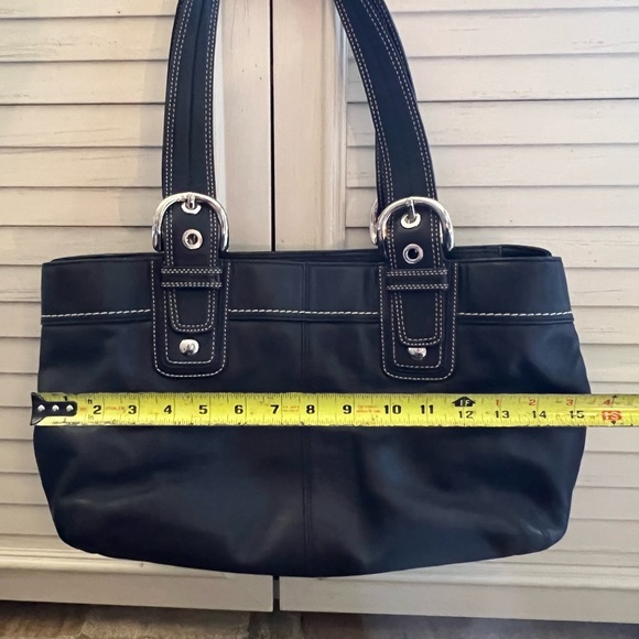 COACH Black Satchel Authentic - Picture 16 of 16